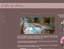 Tablet Screenshot of closdessources.fr